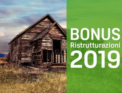 Bonus ristrutturazioni 2019
