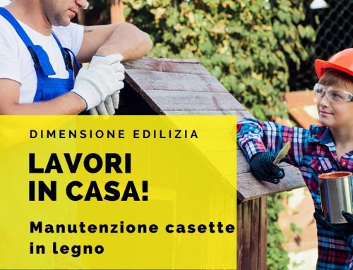 Manutenzione casette in legno