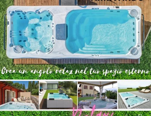 L’ estate sta arrivandoooo!!! Un angolo relax con mini-piscina idromassaggio.